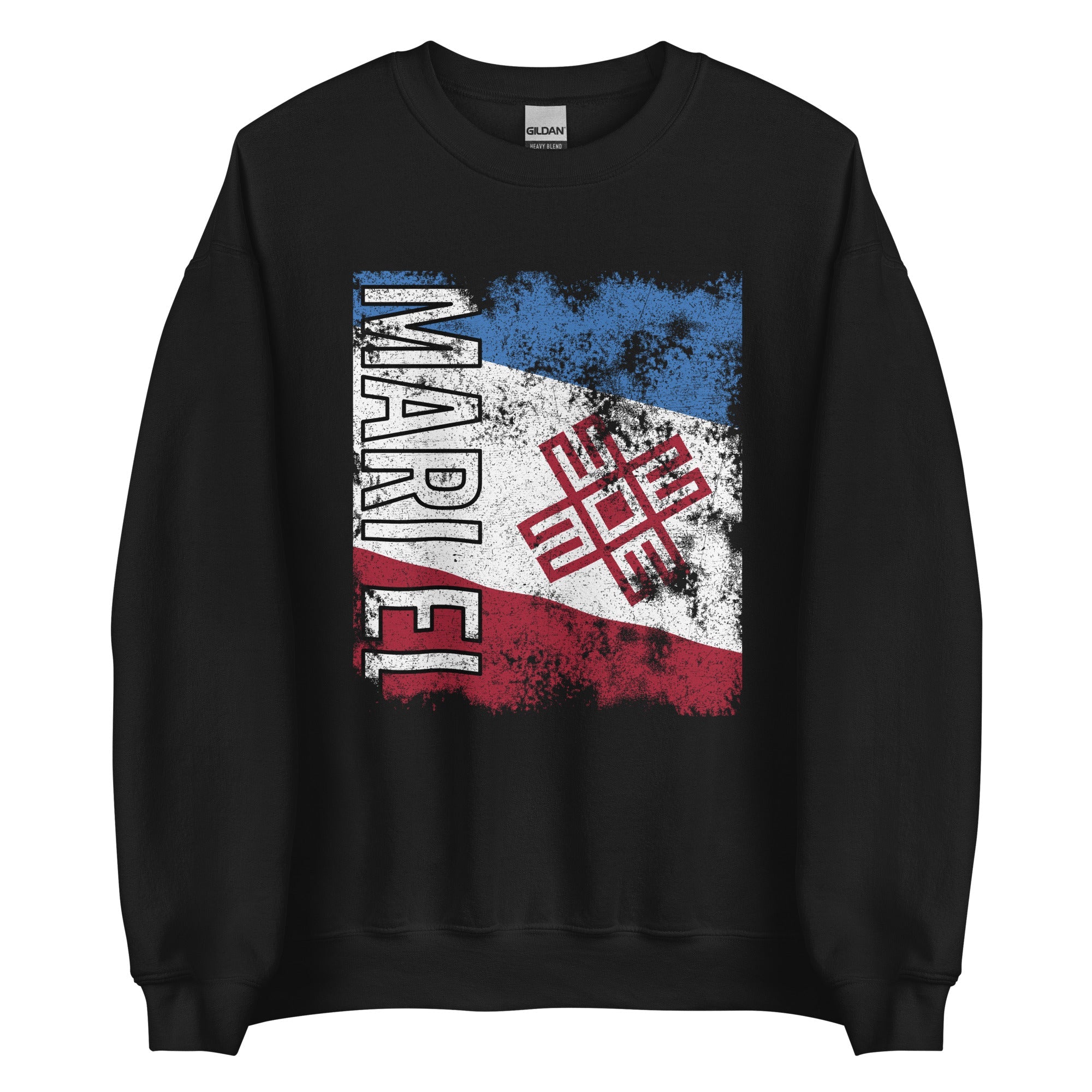 Mari El Flag - Distressed Flag Sweatshirt