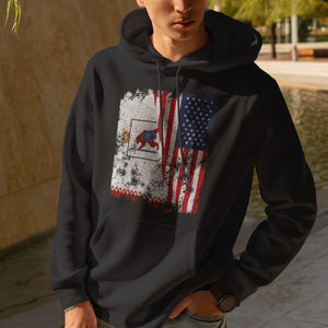 Mari El USA Flag Hoodie