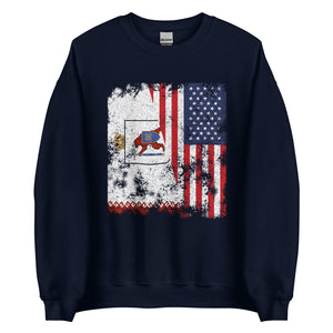 Mari El USA Flag Sweatshirt