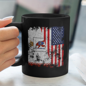 Mari El USA Flag Mug