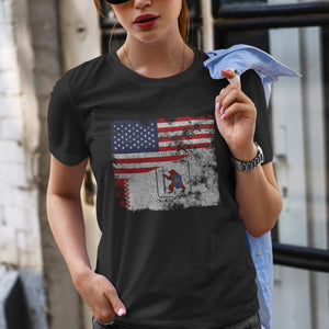 Mari El USA Flag T-Shirt