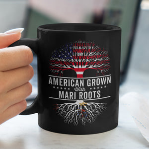 American Grown Mari Roots Flag Mug