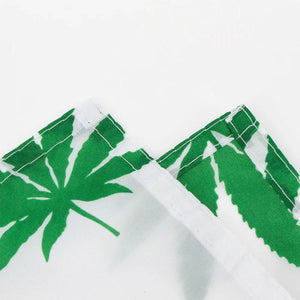 Marijuana Flag - 90x150cm(3x5ft) - 60x90cm(2x3ft) - Weed Leaf Flag