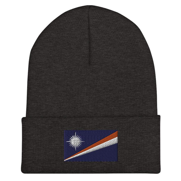 Marshall Islands Flag Beanie - Embroidered Winter Hat