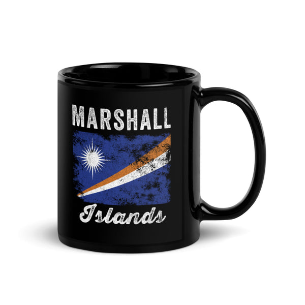 Marshall Islands Flag Distressed Mug