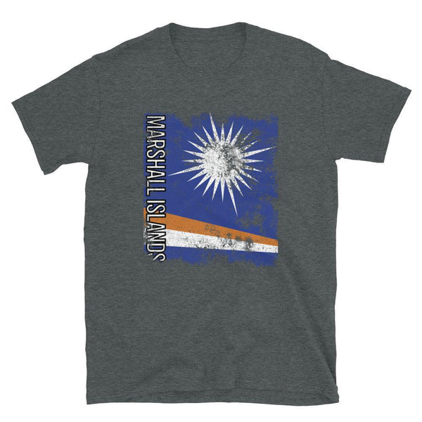 Marshall Islands Flag Distressed T-Shirt