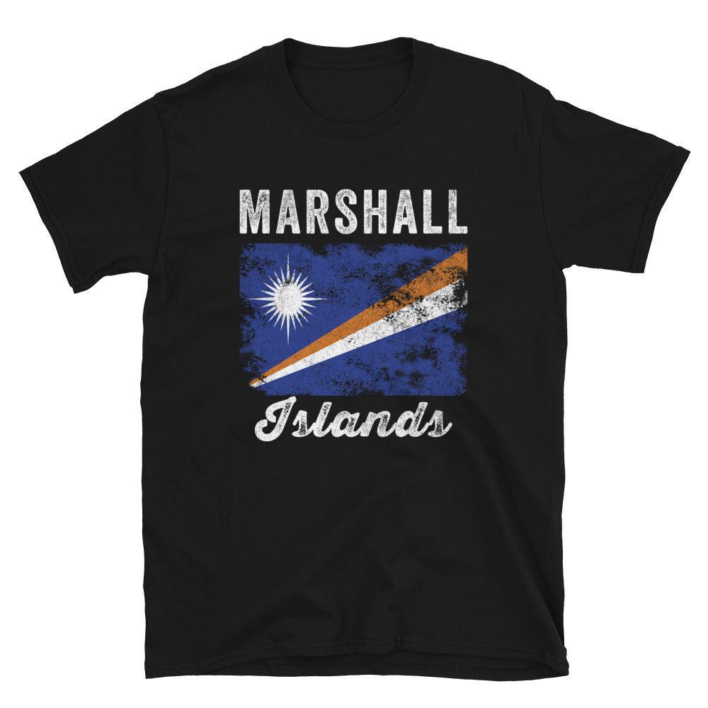 Marshall Islands Flag Distressed T-Shirt