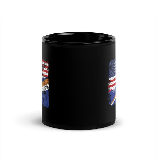 Marshall Islands USA Flag Mug