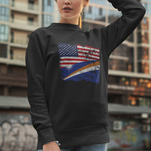 Marshall Islands USA Flag Sweatshirt