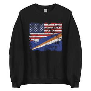 Marshall Islands USA Flag Sweatshirt