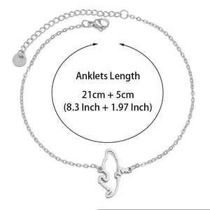 Martinique Map Bracelet