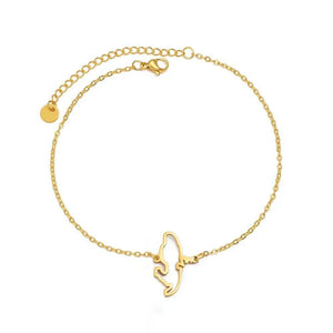 Martinique Map Bracelet