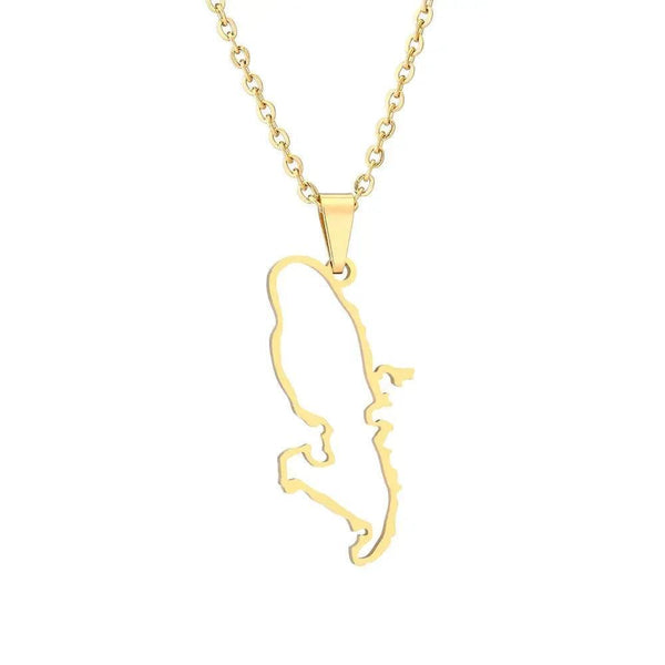 Martinique Map Necklace Collection