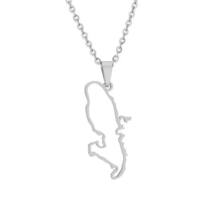 Martinique Map Necklace Collection