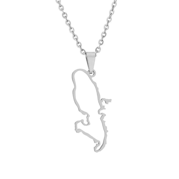 Martinique Map Necklace Collection