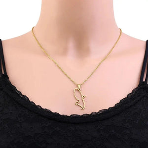 Martinique Map Necklace Collection