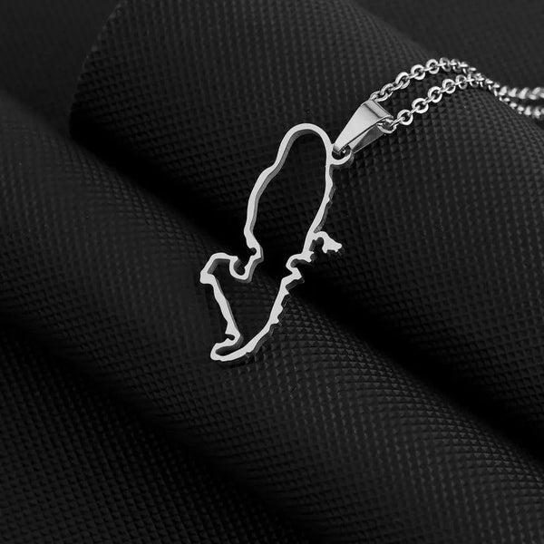 Martinique Map Necklace Collection