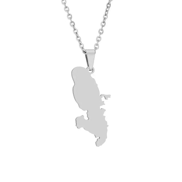 Martinique Map Necklace Collection