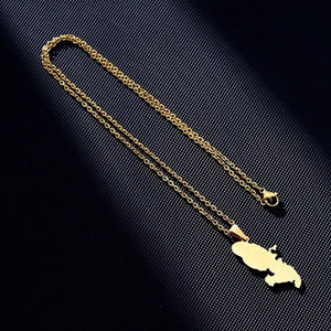 Martinique Map Necklace Collection