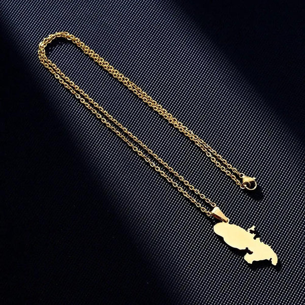 Martinique Map Necklace Collection