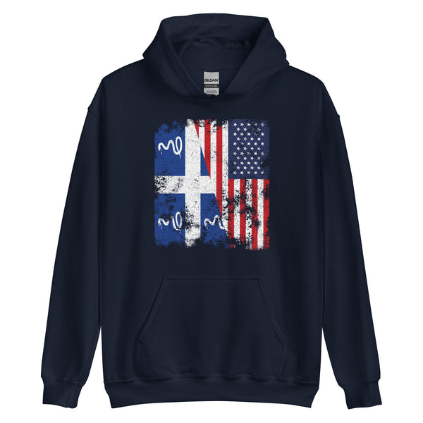 Martinique USA Flag Hoodie
