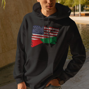Martinique USA Flag Hoodie