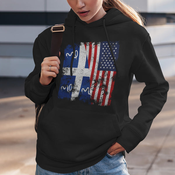Martinique USA Flag Hoodie