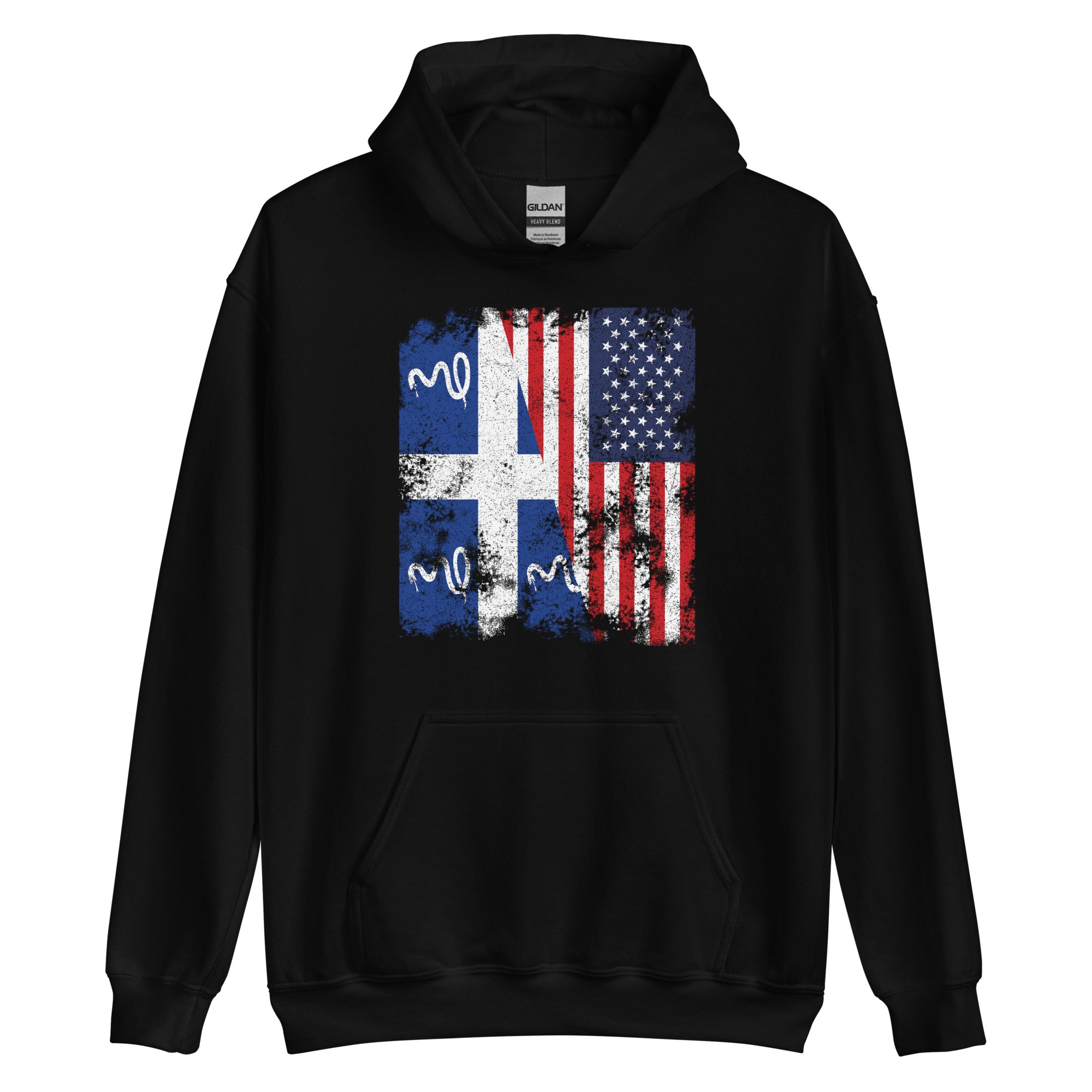 Martinique USA Flag Hoodie