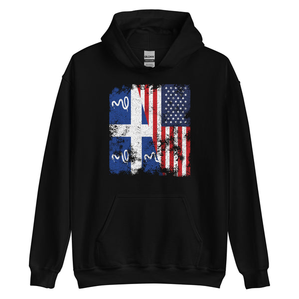 Martinique USA Flag Hoodie