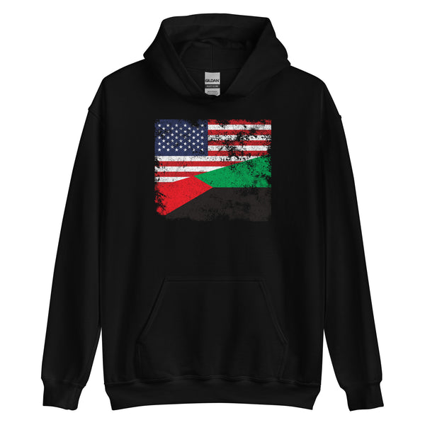 Martinique USA Flag Hoodie