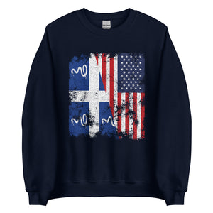 Martinique USA Flag Sweatshirt