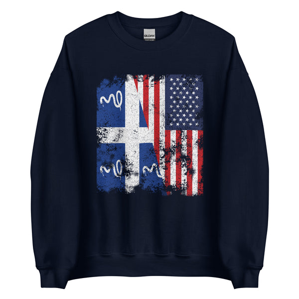 Martinique USA Flag Sweatshirt