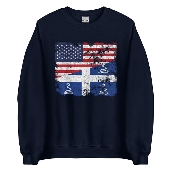 Martinique USA Flag Sweatshirt