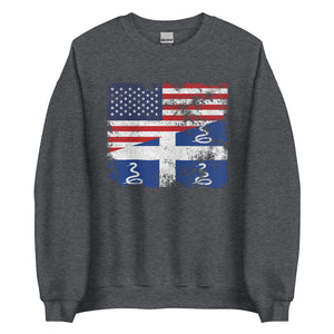 Martinique USA Flag Sweatshirt