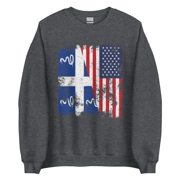 Martinique USA Flag Sweatshirt
