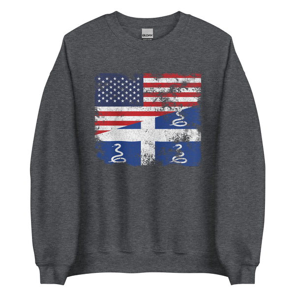 Martinique USA Flag Sweatshirt