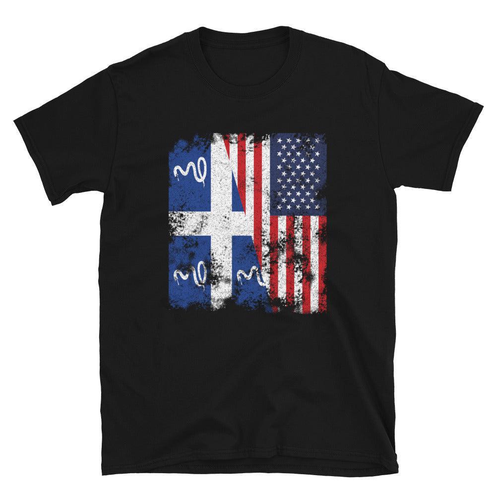 Martinique USA Flag T-Shirt