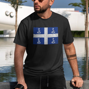 Martinique Flag T-Shirt Black / S