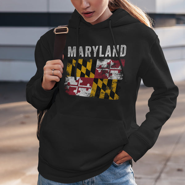 Maryland State Flag Hoodie