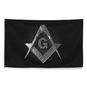 Masonic Flag - Freemason Flag - 90x150cm(3x5ft) - 60x90cm(2x3ft)