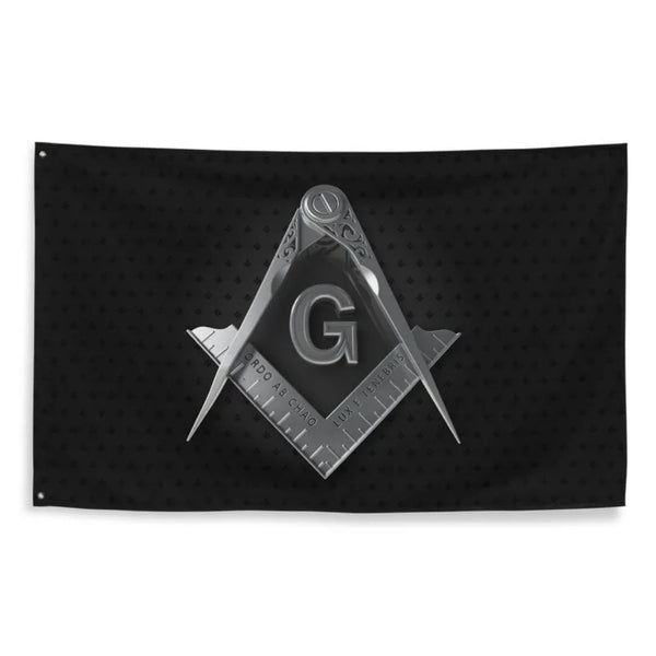 Masonic Flag - Freemason Flag - 90x150cm(3x5ft) - 60x90cm(2x3ft)