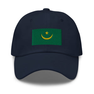 Mauritania 1959-2017 Flag Cap - Adjustable Embroidered Dad Hat