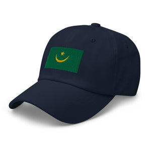 Mauritania 1959-2017 Flag Cap - Adjustable Embroidered Dad Hat