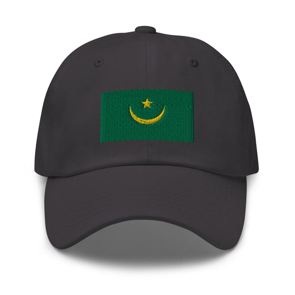 Mauritania 1959-2017 Flag Cap - Adjustable Embroidered Dad Hat