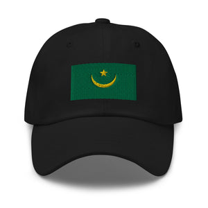 Mauritania 1959-2017 Flag Cap - Adjustable Embroidered Dad Hat