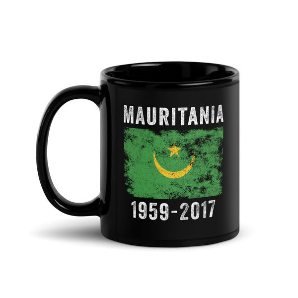 Mauritania 1959-2017 Flag Distressed Mug