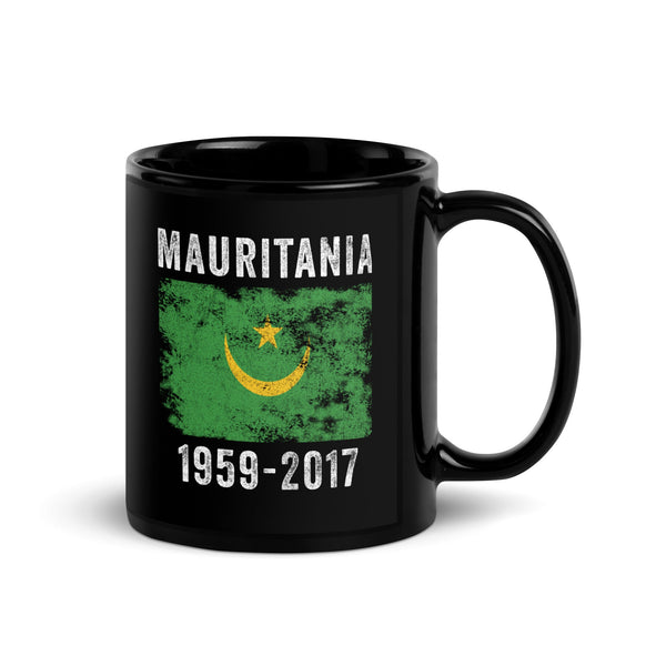 Mauritania 1959-2017 Flag Distressed Mug