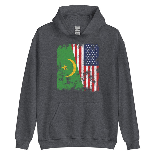 Mauritania 1959-2017 USA Flag Hoodie