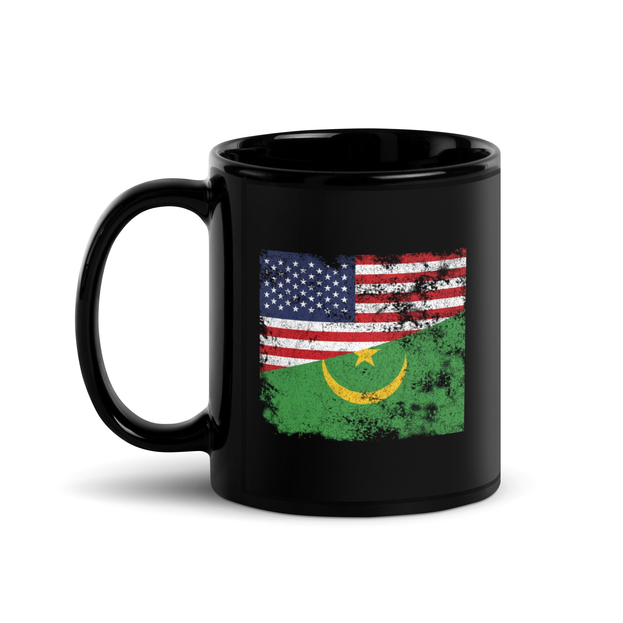 Mauritania 1959-2017 USA Flag Mug