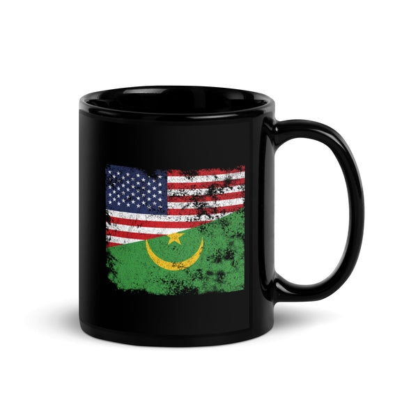 Mauritania 1959-2017 USA Flag Mug